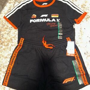 Formula 1 Tshirt and Shorts set